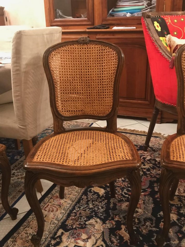 Cannage chaise Paris artisan Depasse